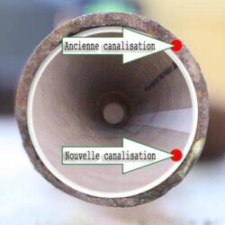 Technique de chemisage de canalisation par gaine résinée GEST-CONECT